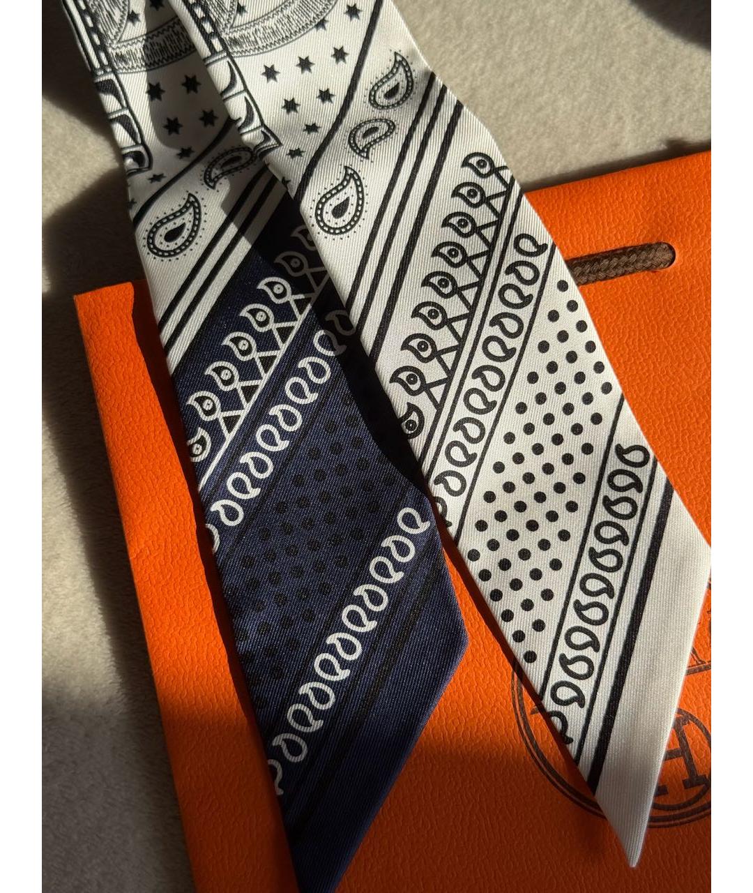 HERMES Мульти шелковый платок, фото 3