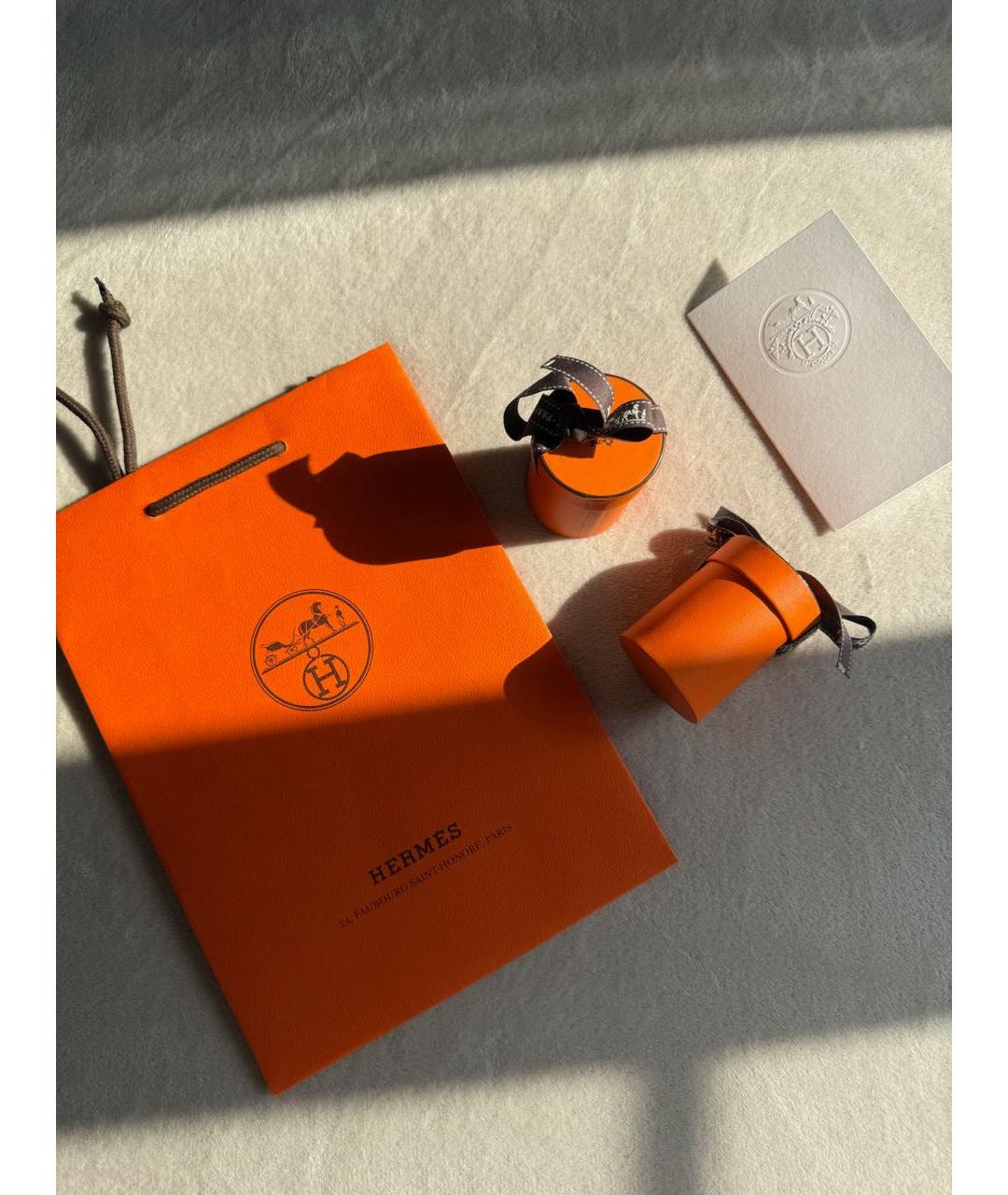 HERMES Мульти шелковый платок, фото 7