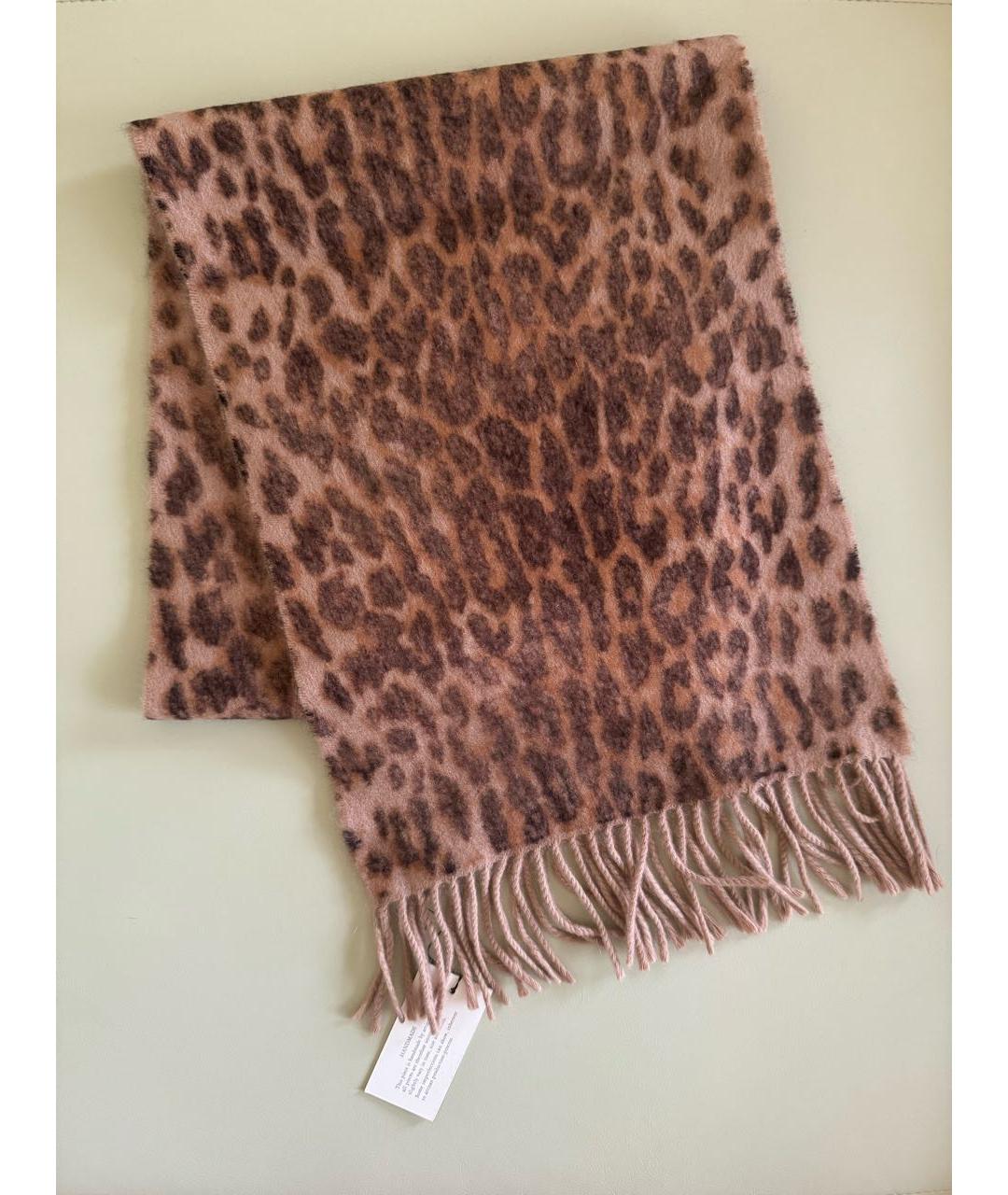 DRIES VAN NOTEN Бежевый кашемировый шарф, фото 6