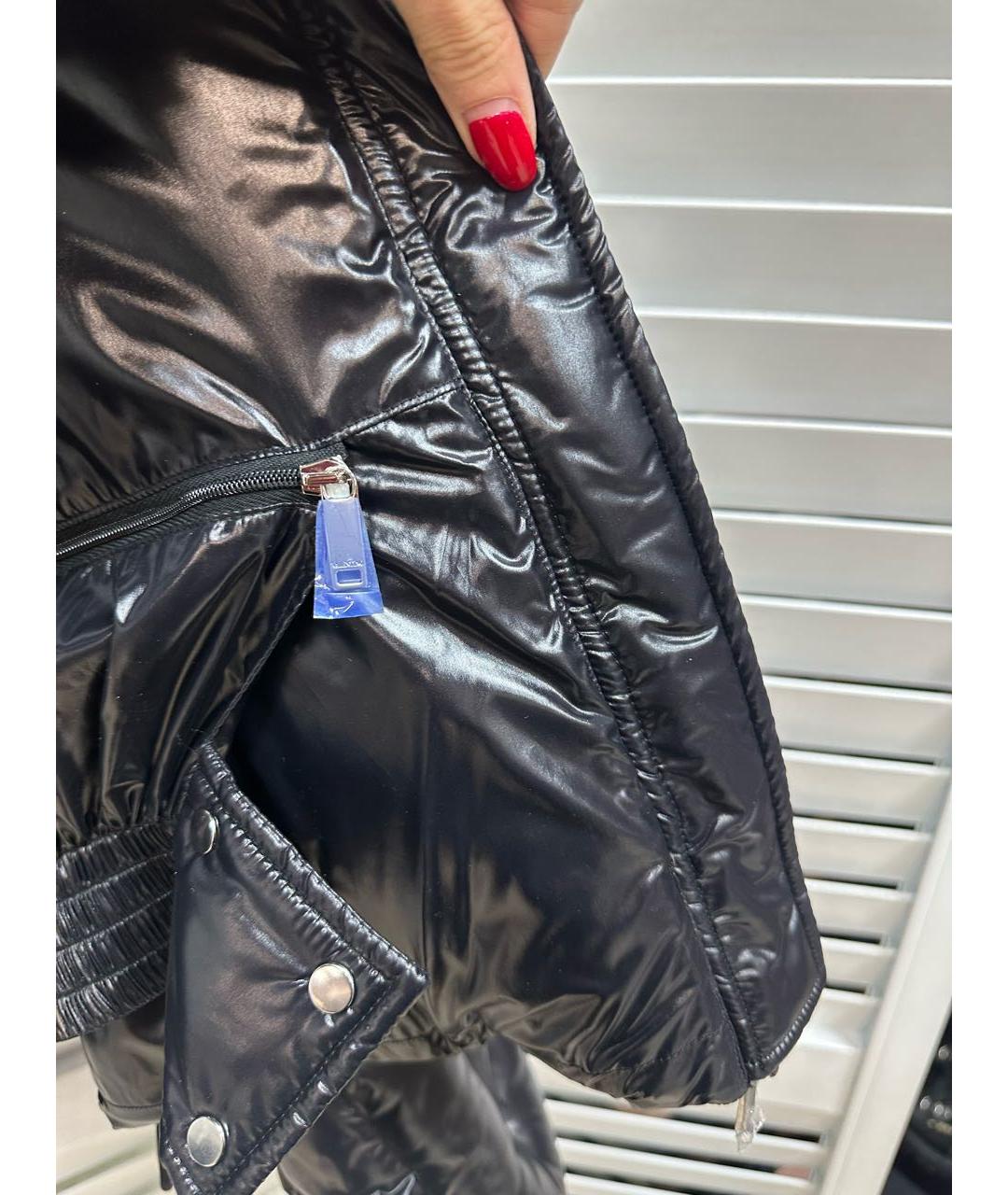 VALENTINO Черная полиэстеровая куртка, фото 3