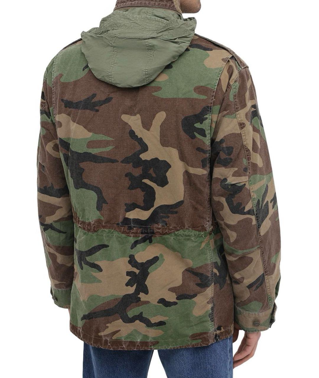 RALPH LAUREN Хаки хлопковая куртка, фото 2