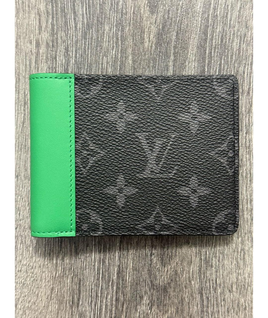 LOUIS VUITTON Черный кошелек, фото 9