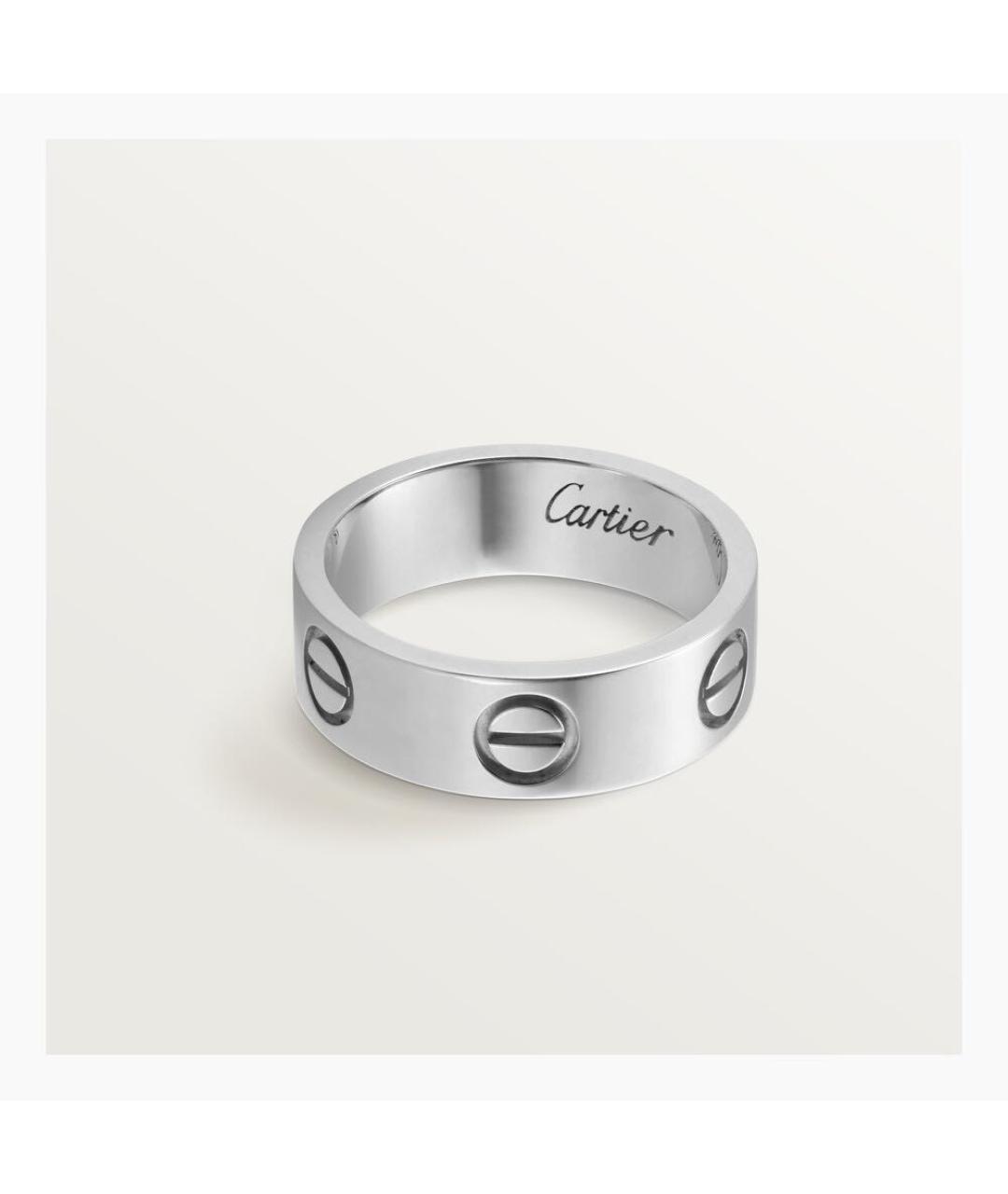 CARTIER Серебряное кольцо из белого золота, фото 2
