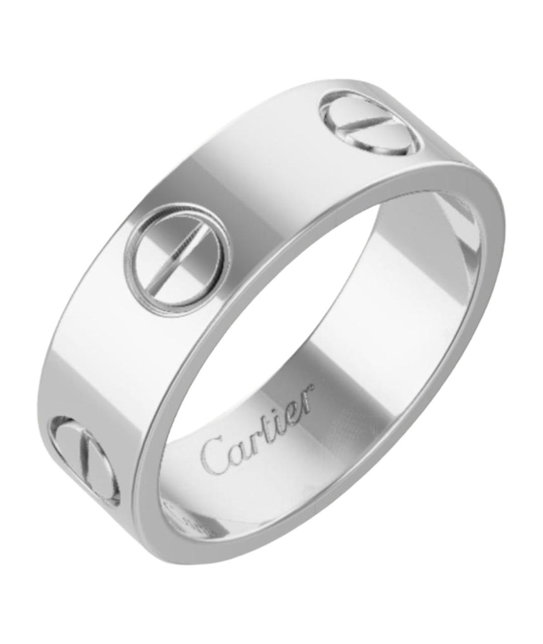 CARTIER Серебряное кольцо из белого золота, фото 1