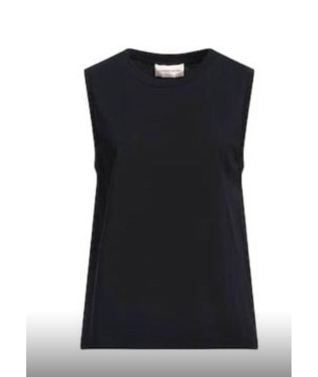 ALEXANDRE VAUTHIER Черная хлопковая майка, фото 2