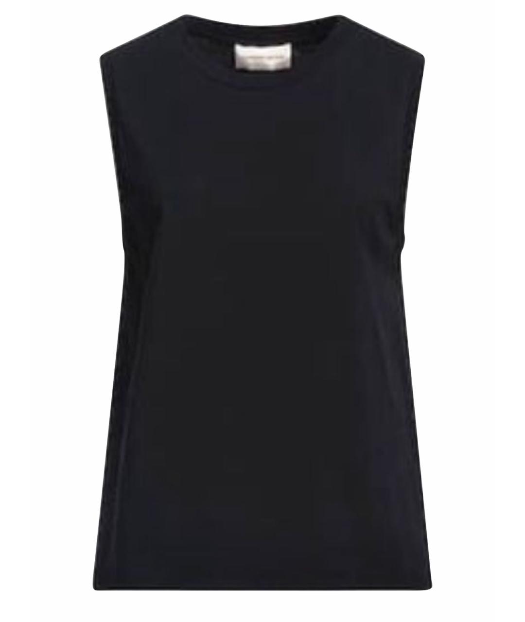 ALEXANDRE VAUTHIER Черная хлопковая майка, фото 1