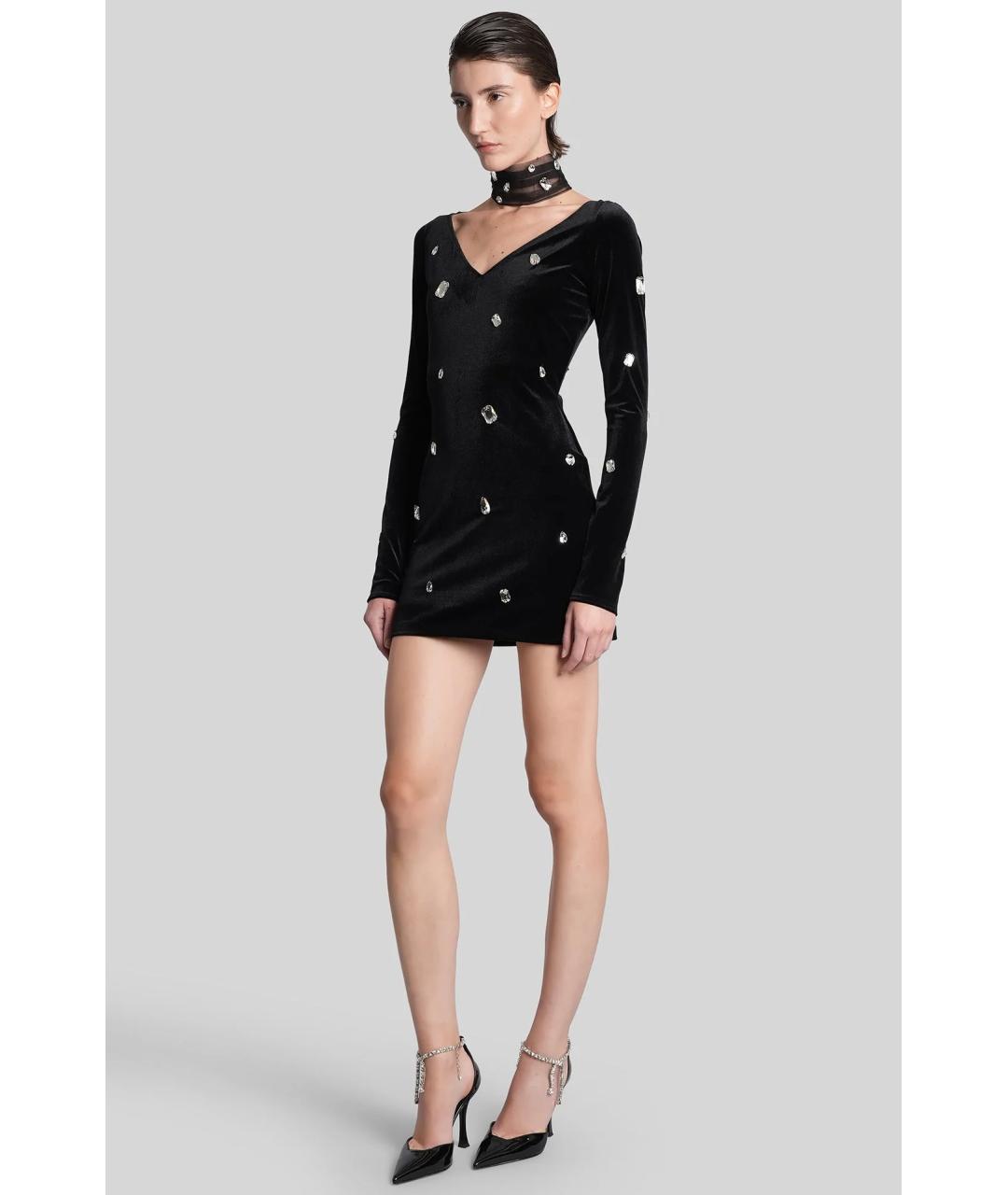 DAVID KOMA Черный синтетический чокер, фото 6