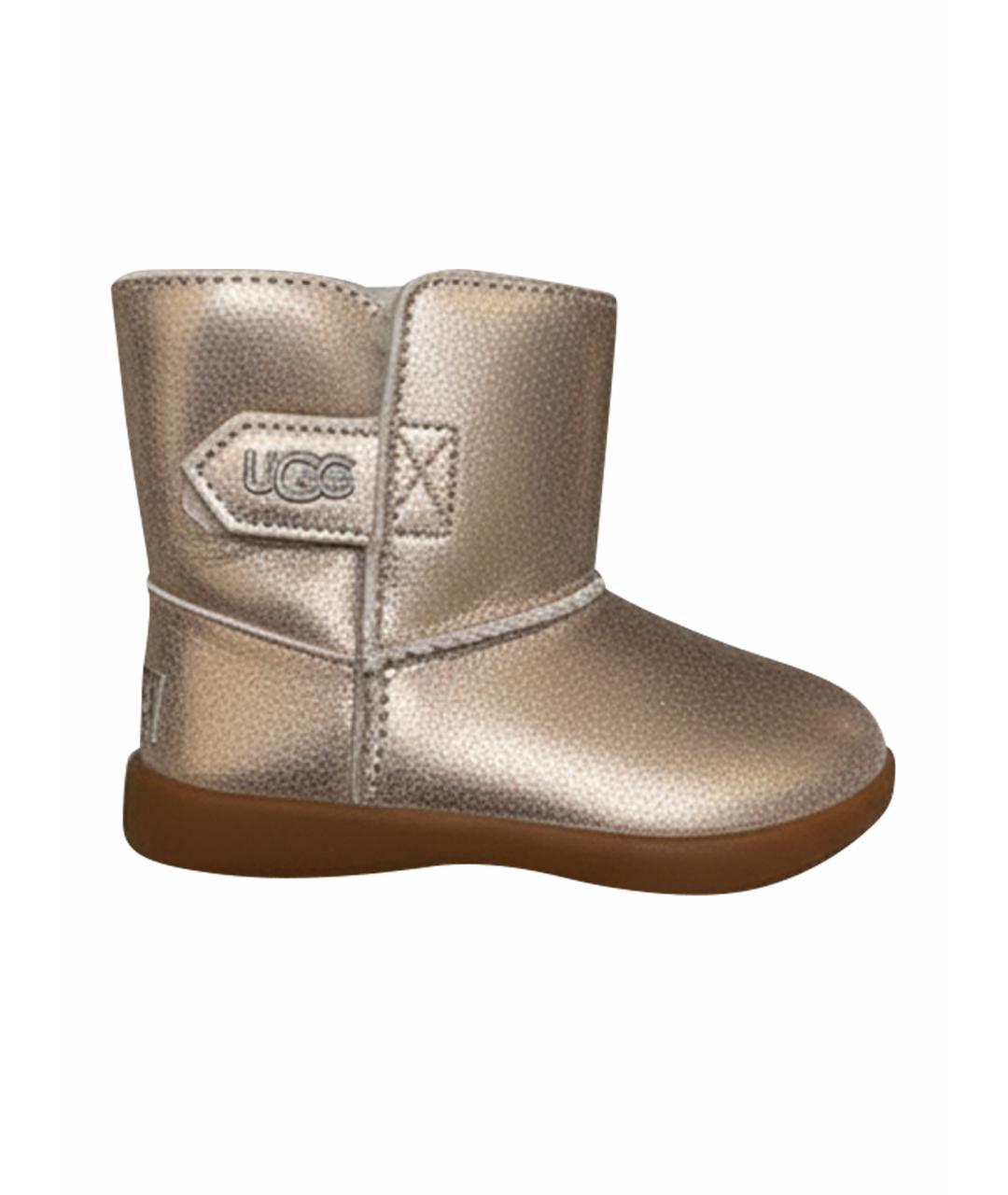 UGG AUSTRALIA Розовые кожаные ботинки, фото 1