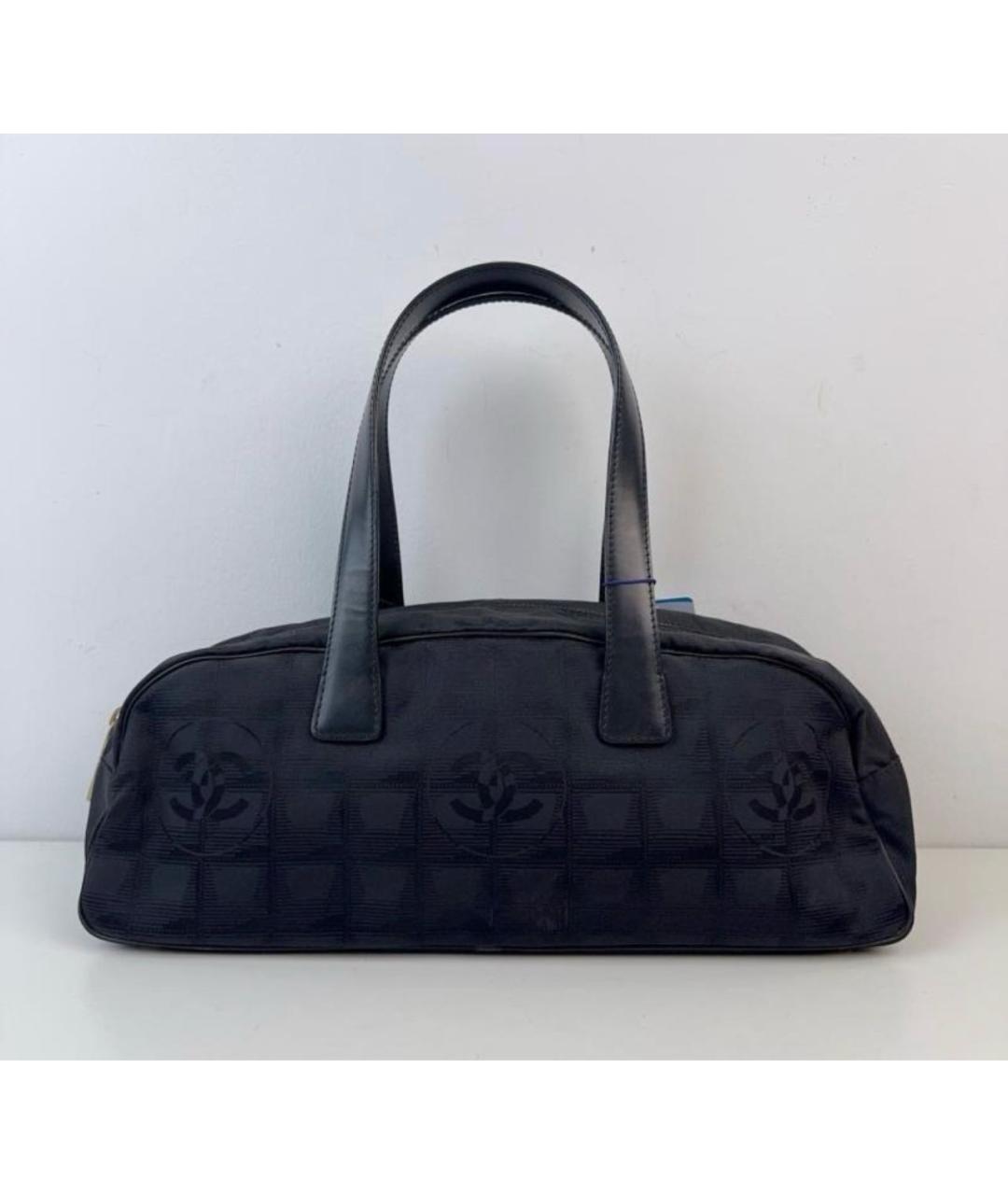 CHANEL Черная сумка с короткими ручками, фото 2