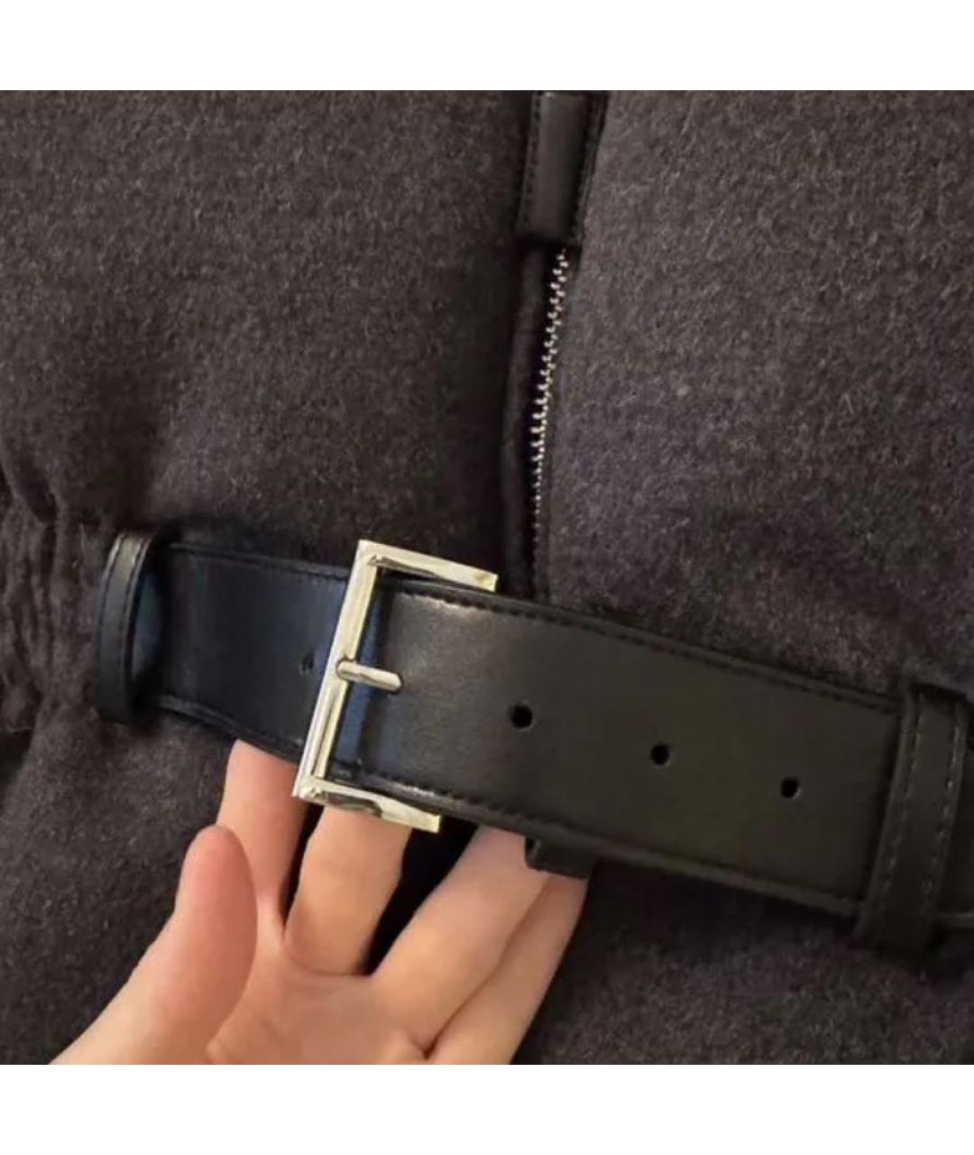 PRADA Черный полиэстеровый пуховик, фото 4