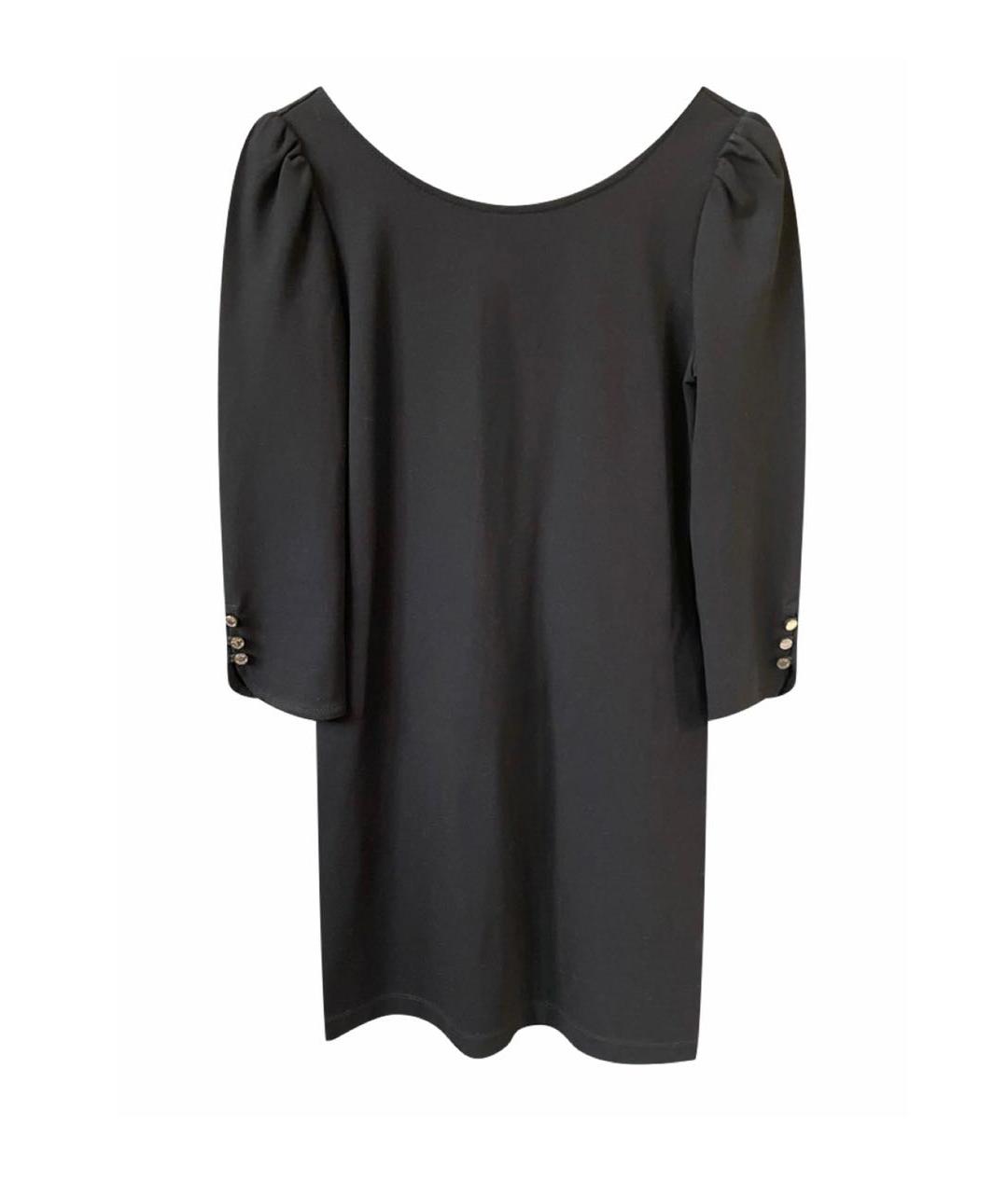 JUICY COUTURE Черное вискозное коктейльное платье, фото 1
