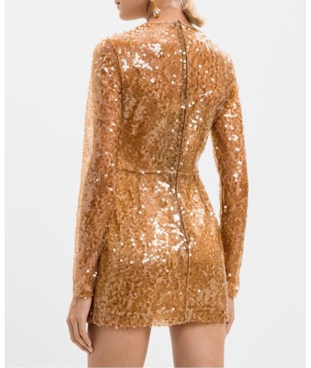 DAVID KOMA Бежевое коктейльное платье, фото 7