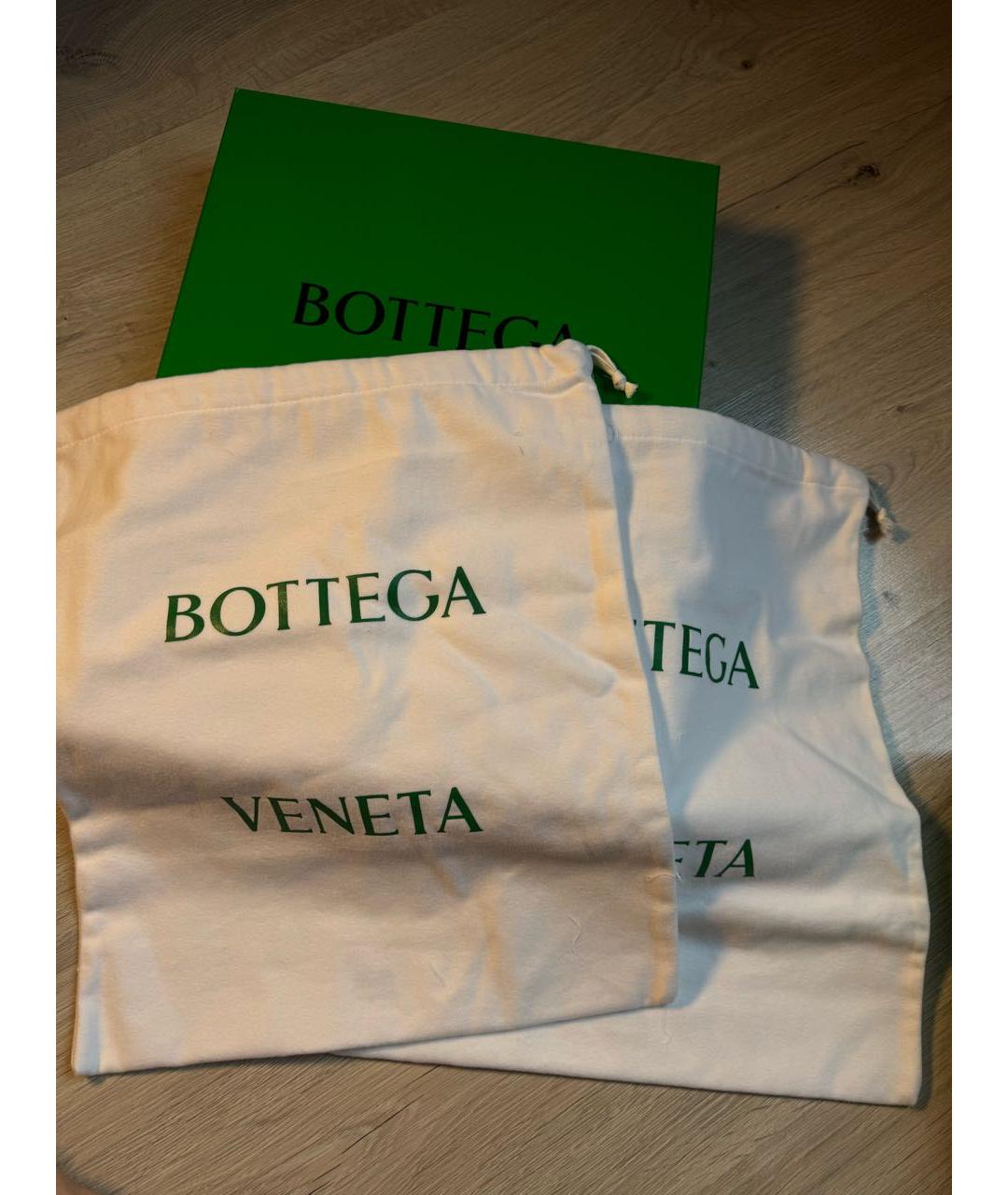 BOTTEGA VENETA Белые синтетические высокие кроссовки / кеды, фото 8