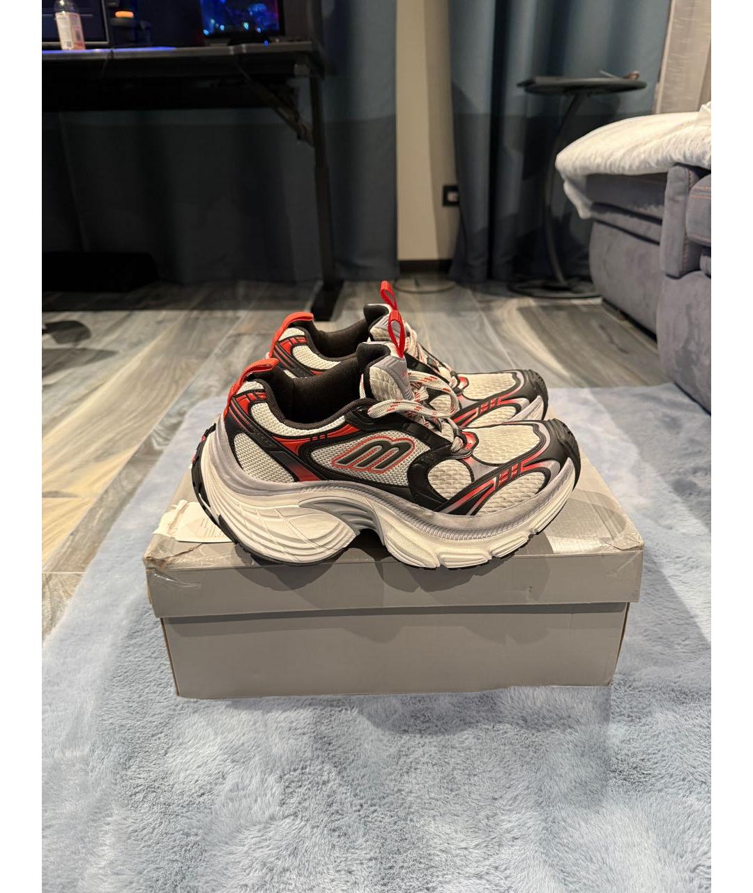 BALENCIAGA Мульти текстильные низкие кроссовки / кеды, фото 5