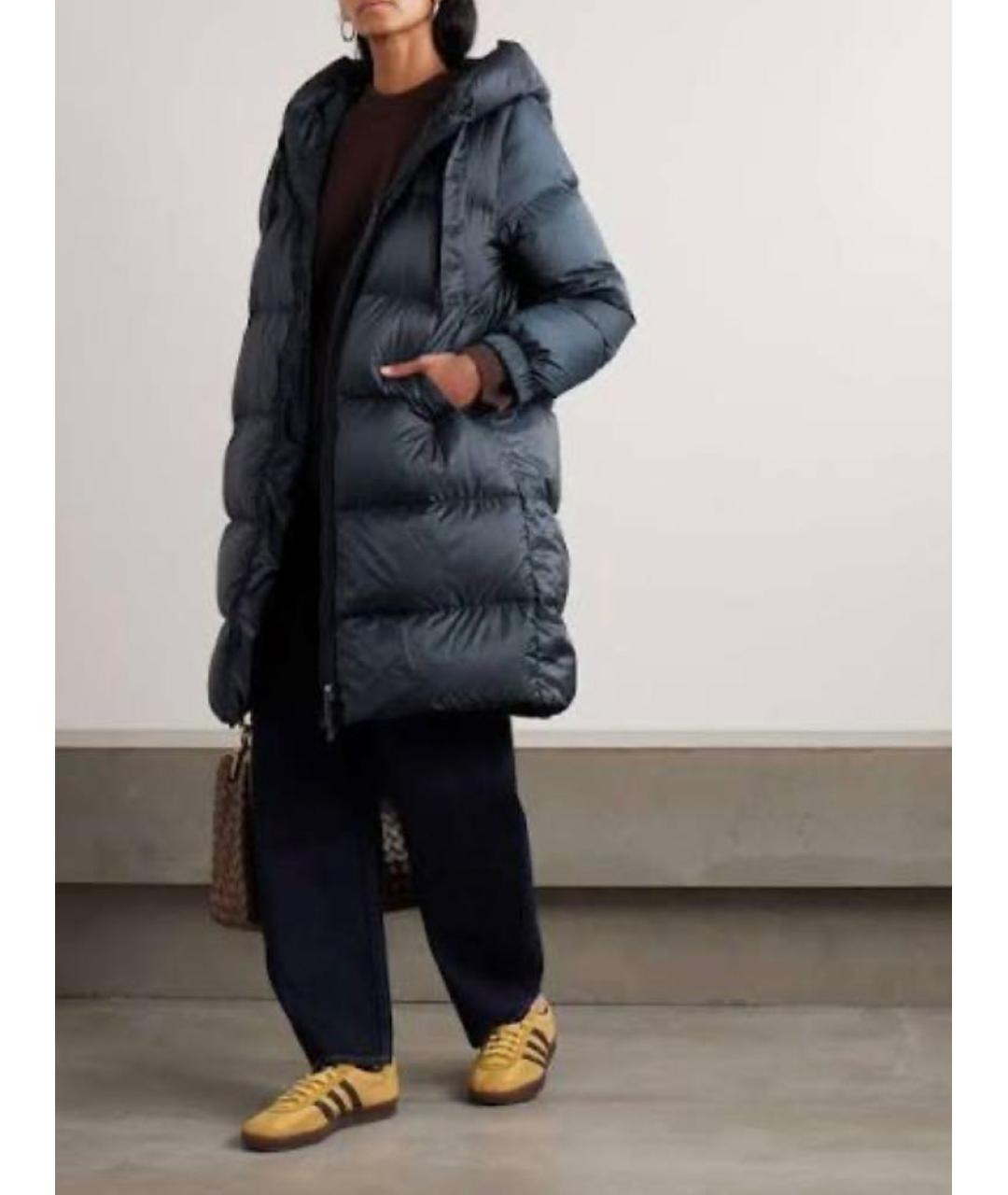 MAX MARA THE CUBE Коричневый полиэстеровый пуховик, фото 4