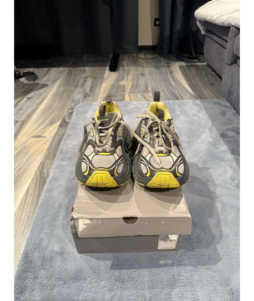 BALENCIAGA Мульти текстильные низкие кроссовки / кеды, фото 2