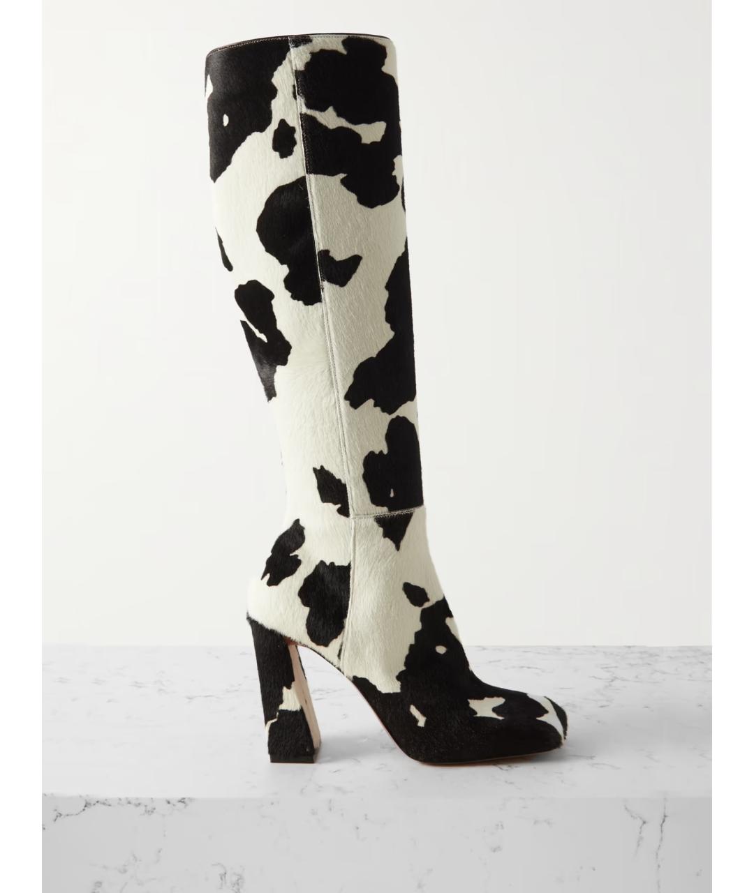 Amina Muaddi Мульти кожаные сапоги, фото 5