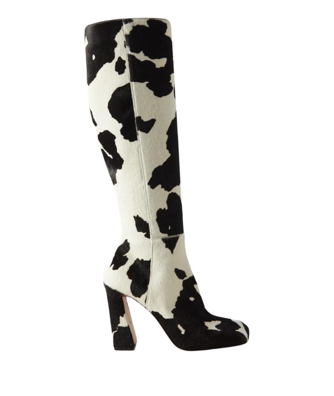 Amina Muaddi Мульти кожаные сапоги, фото 1