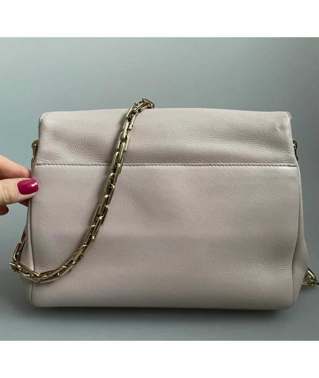 CHRISTIAN DIOR Розовая кожаная сумка через плечо, фото 6