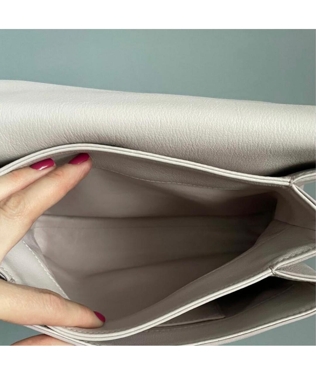 CHRISTIAN DIOR Розовая кожаная сумка через плечо, фото 5