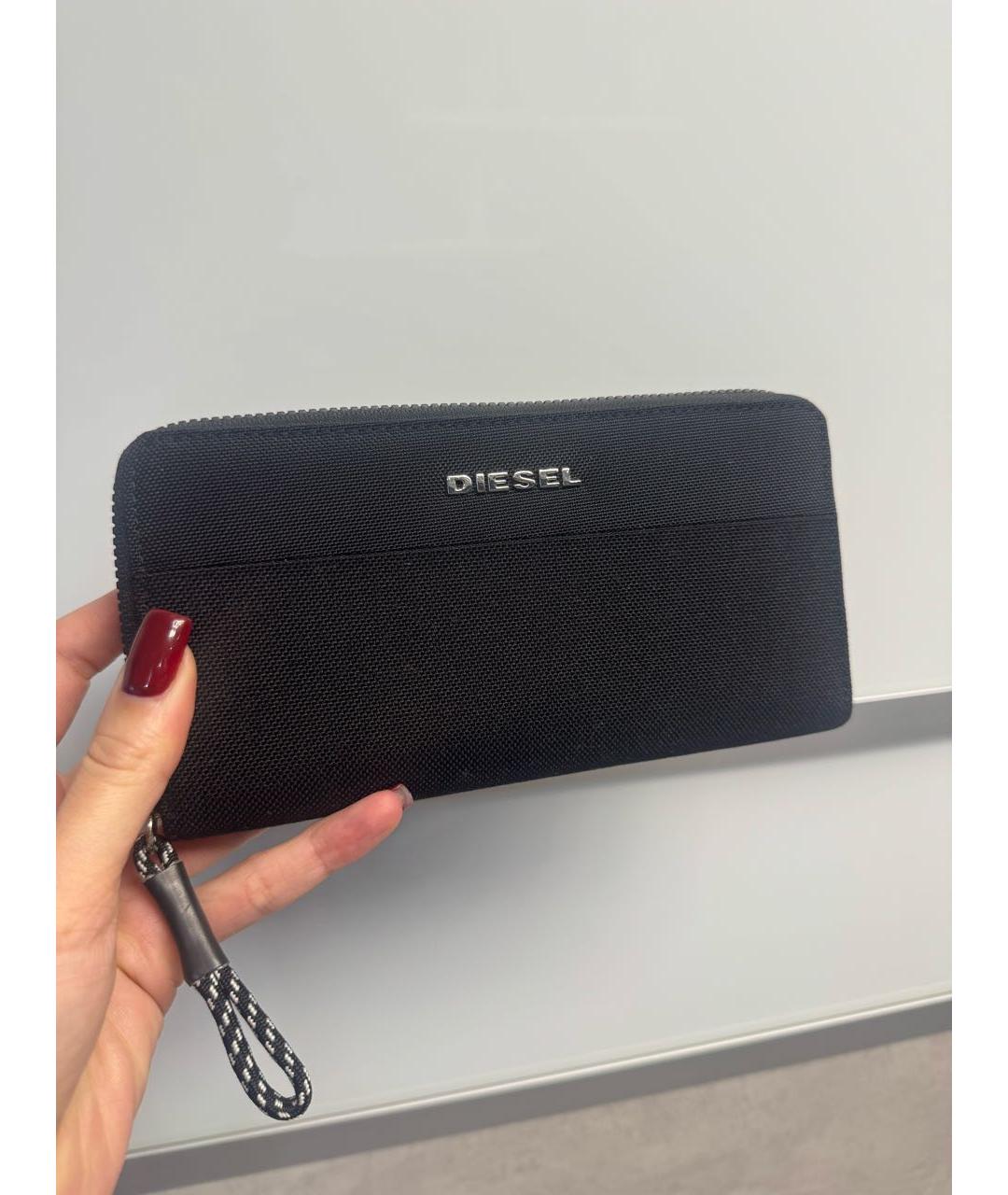DIESEL Черный кошелек, фото 2