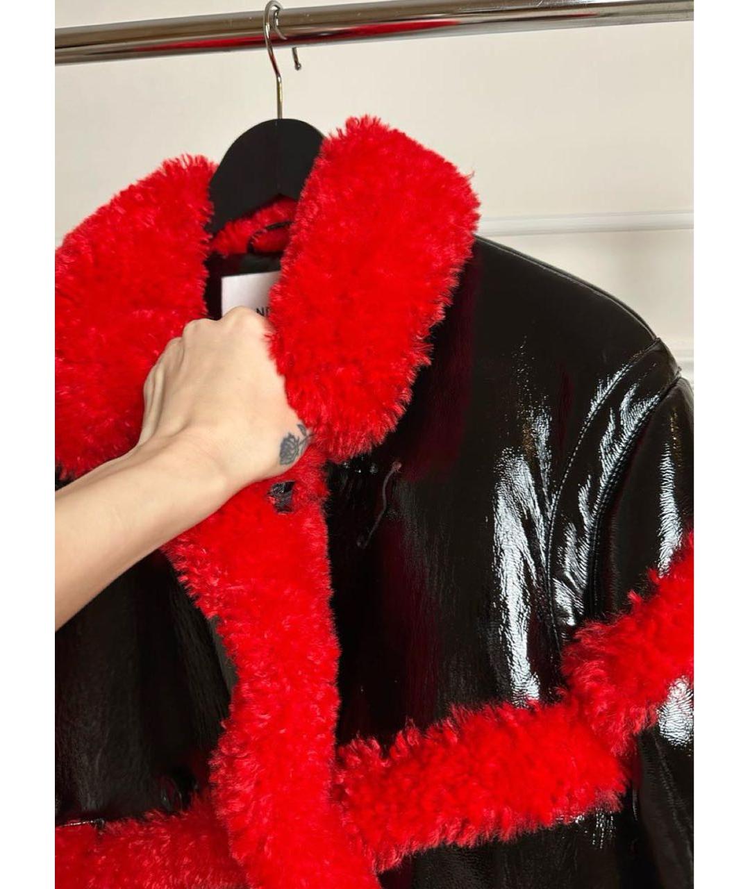 STAND STUDIO Черная дубленка, фото 4