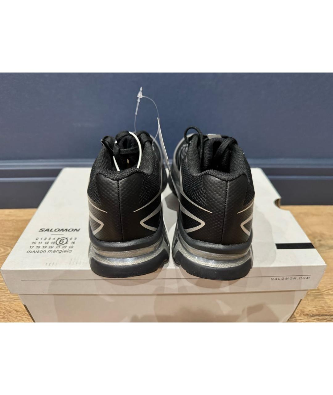 MM6 MAISON MARGIELA Черные синтетические низкие кроссовки / кеды, фото 3