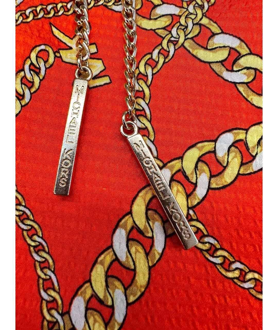 MICHAEL MICHAEL KORS Оранжевая полиэстеровая блузы, фото 6