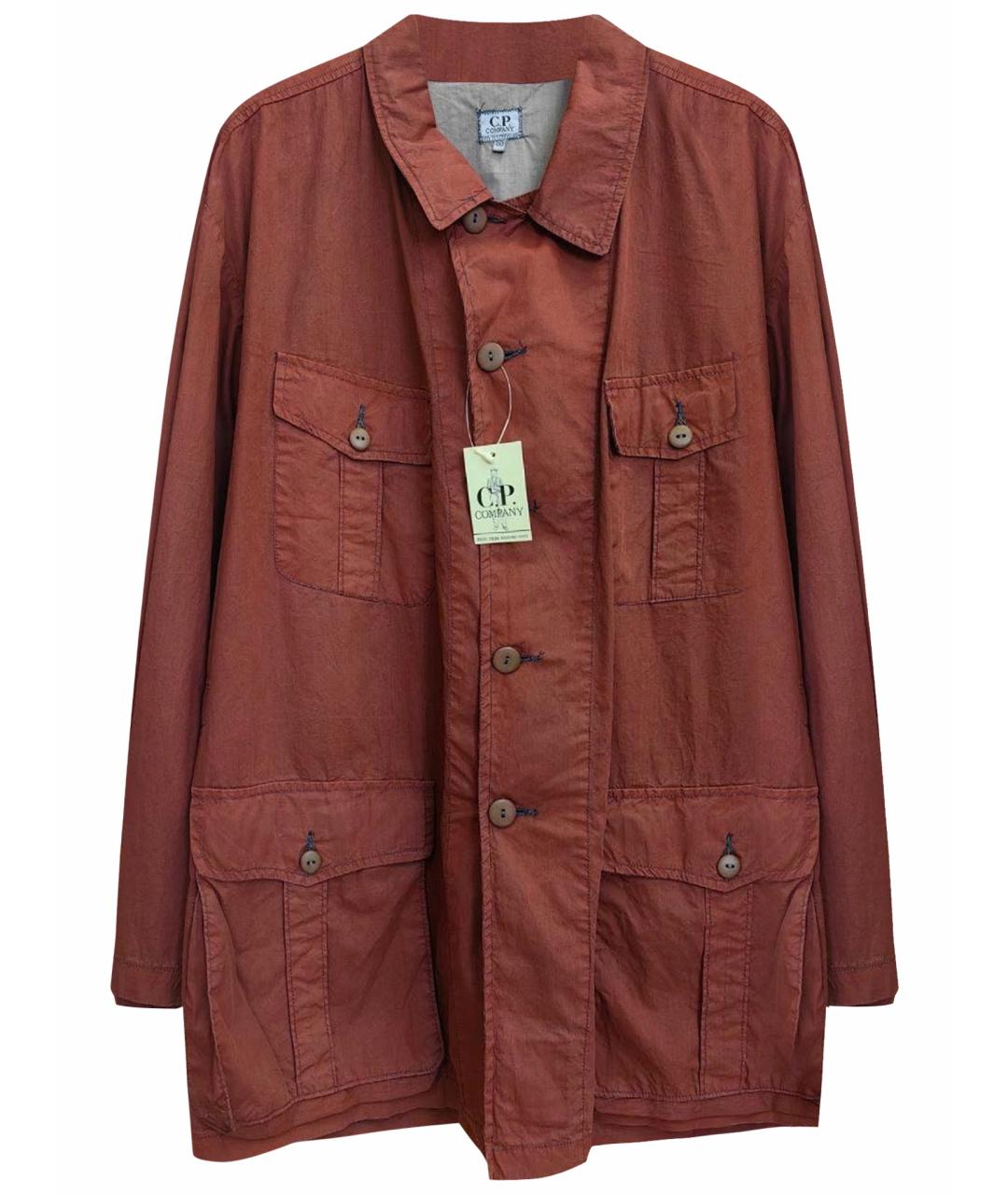 CP COMPANY Красная хлопковая куртка, фото 1