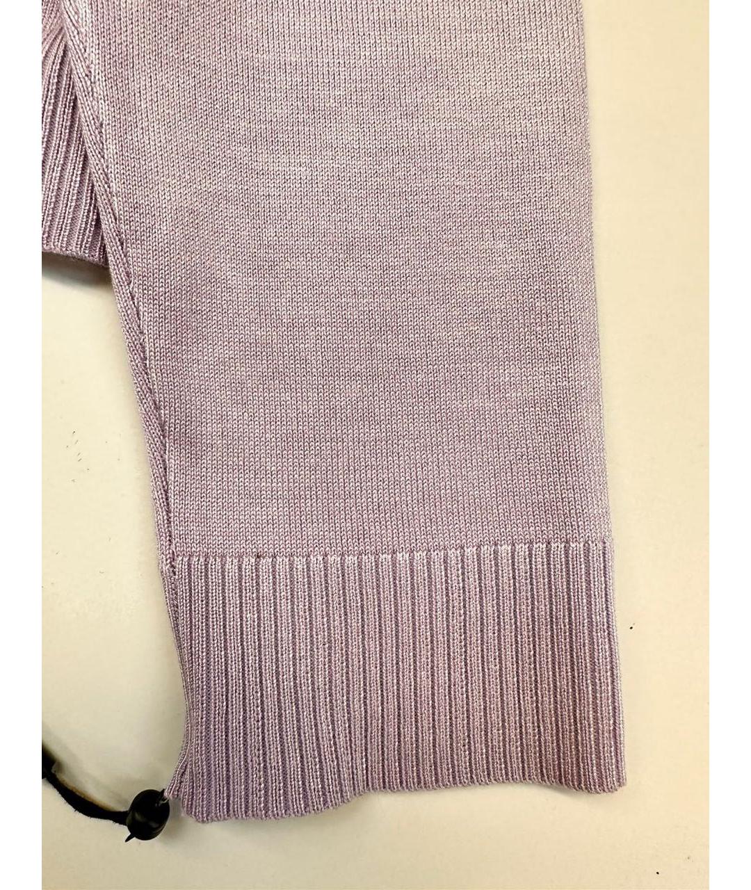 CALVIN KLEIN Фиолетовый вискозный кардиган, фото 4