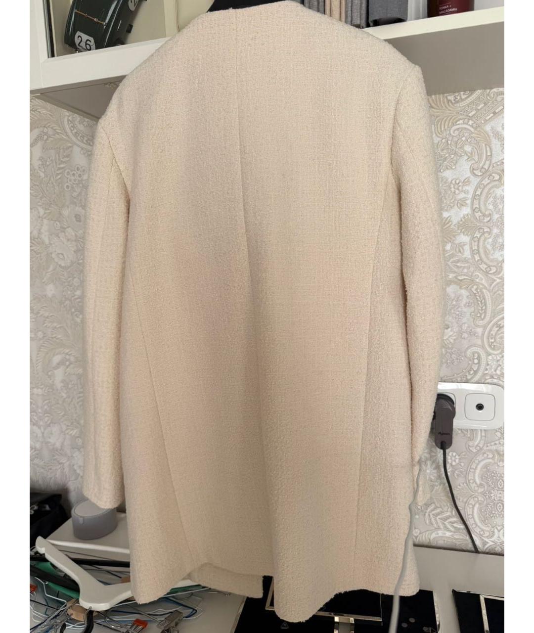 PINKO Бежевый твидовый костюм с юбками, фото 3