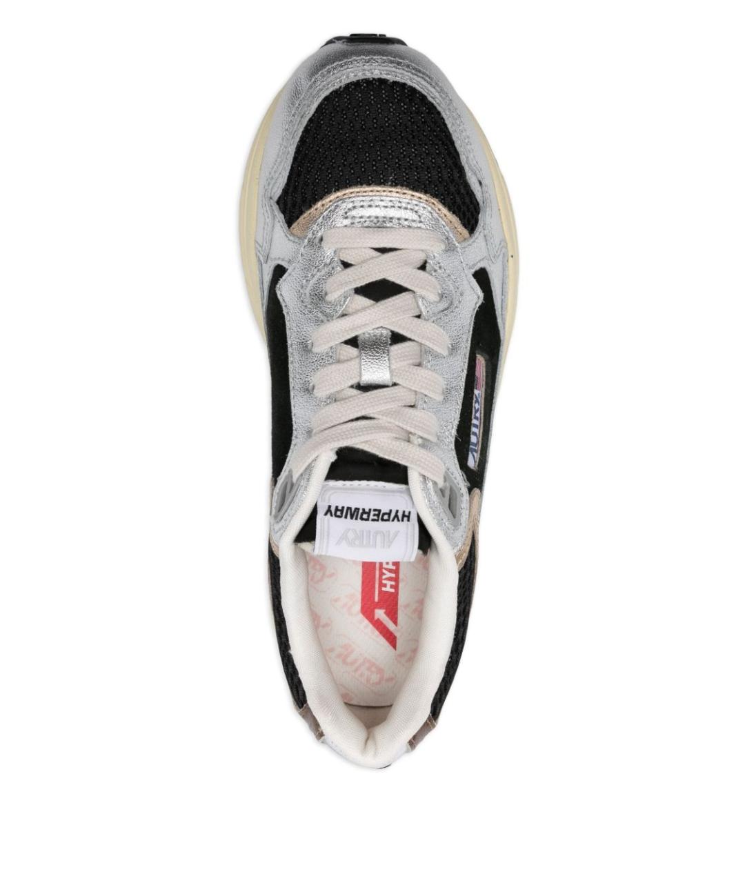 AUTRY Черные кожаные кроссовки, фото 2