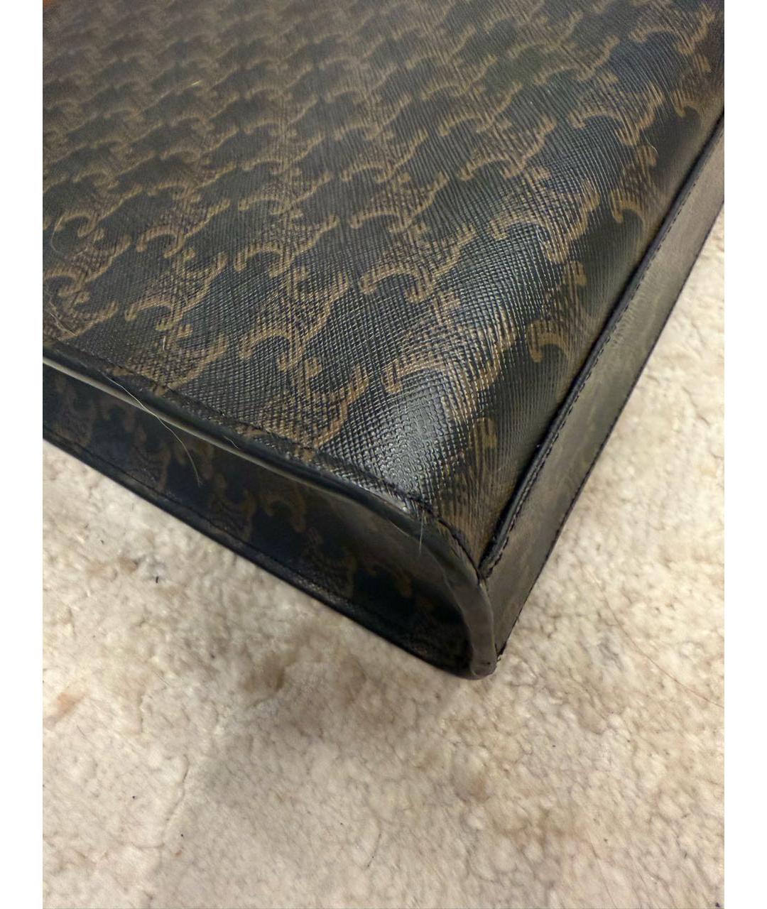 CELINE Коричневая сумка тоут, фото 5