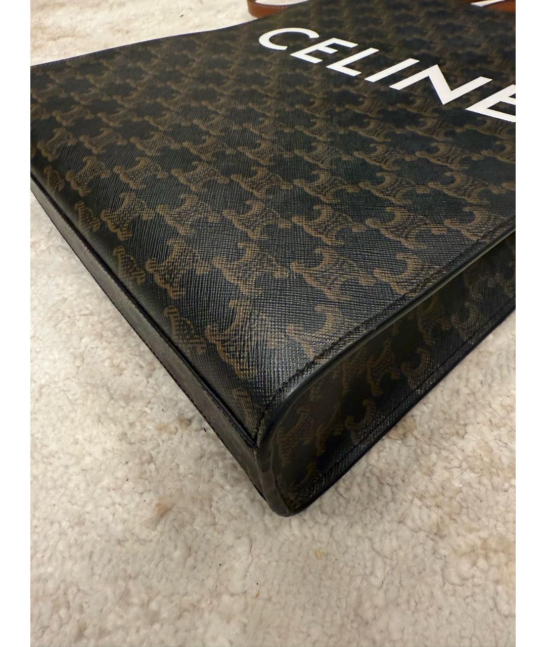 CELINE Коричневая сумка тоут, фото 4