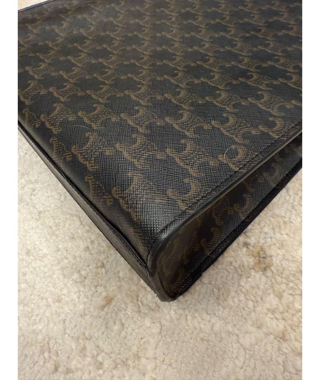 CELINE Коричневая сумка тоут, фото 6