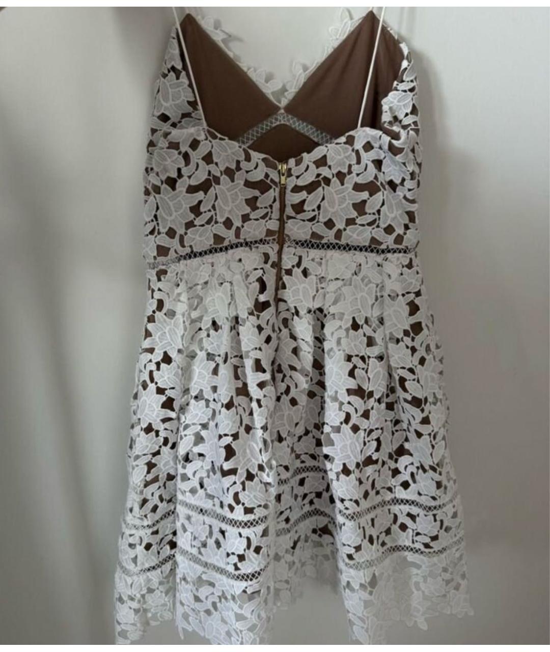 SELF-PORTRAIT Белое коктейльное платье, фото 2