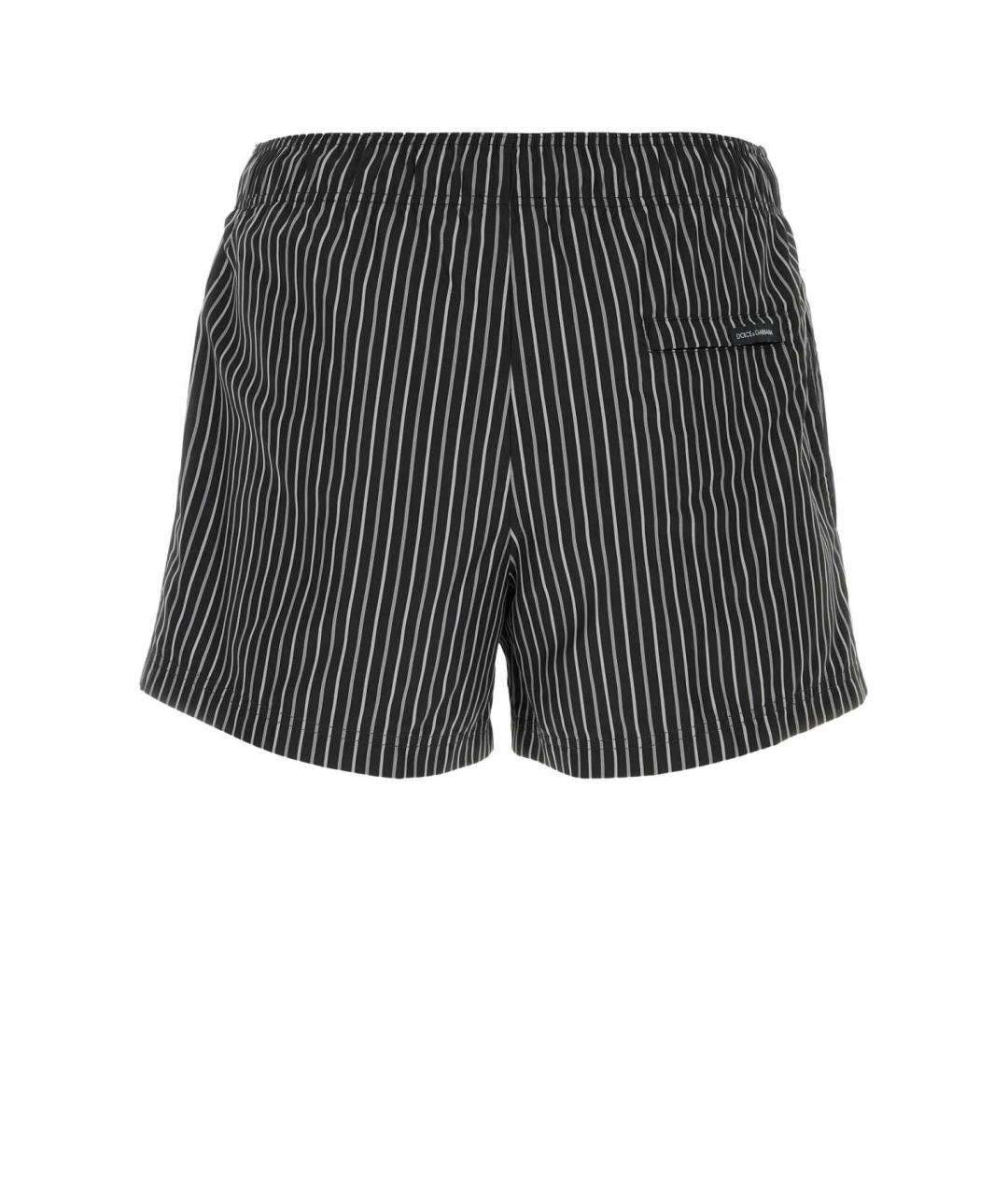 DOLCE&GABBANA Антрацитовые полиэстеровые плавки, фото 2