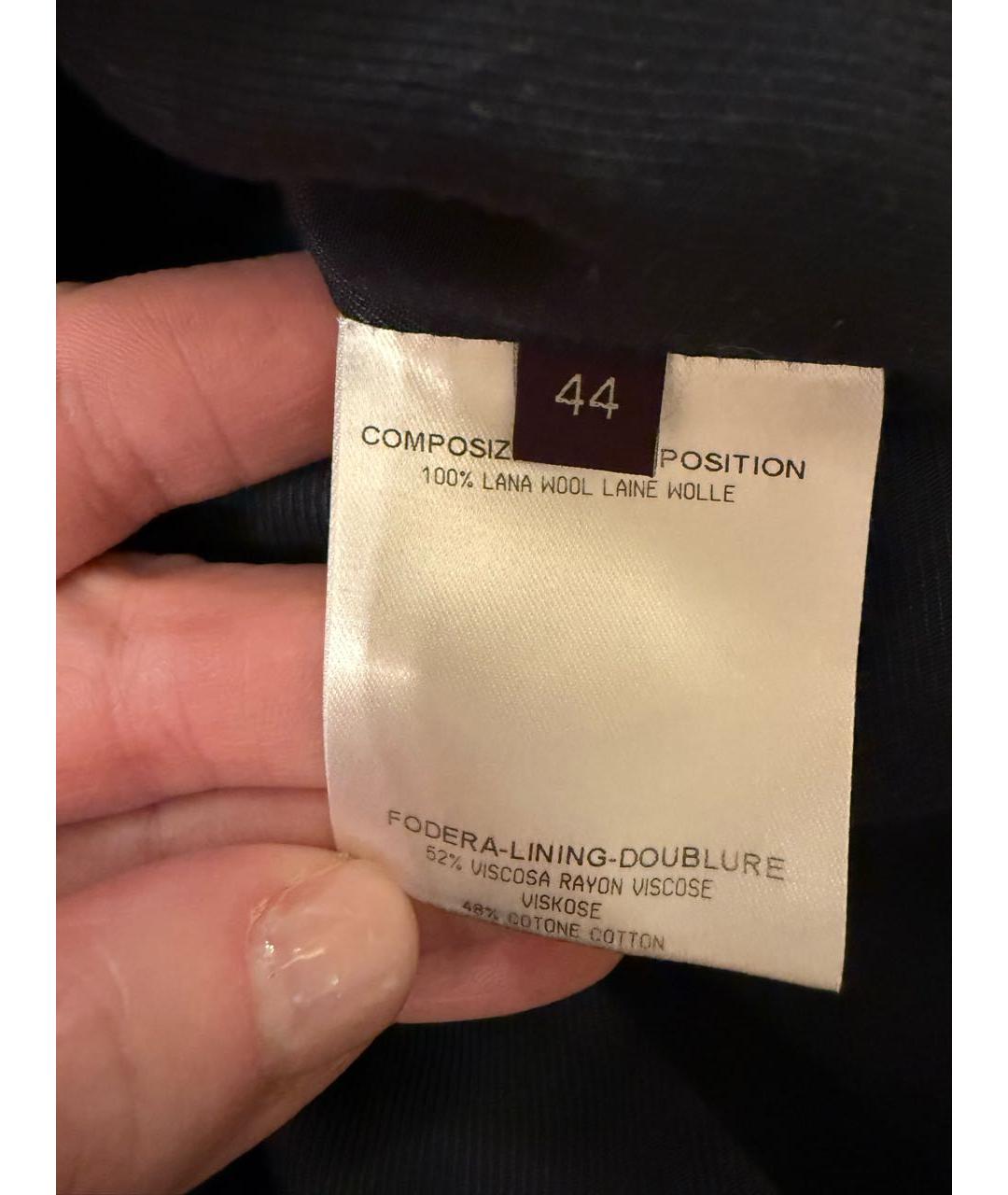 STELLA MCCARTNEY Темно-синий шерстяной жакет/пиджак, фото 3