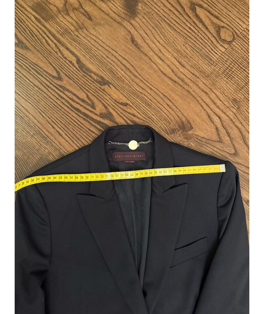 STELLA MCCARTNEY Темно-синий шерстяной жакет/пиджак, фото 6