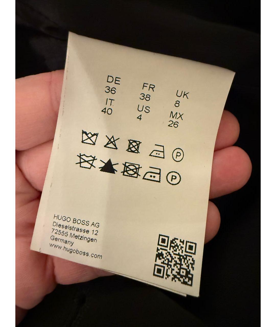 HUGO BOSS Черный жакет/пиджак, фото 3