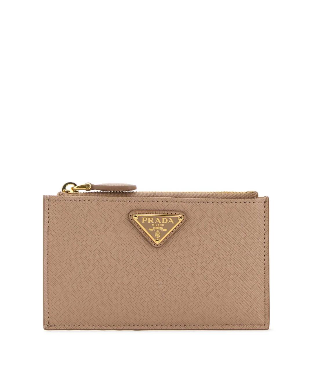 PRADA Розовый кожаный кардхолдер, фото 1