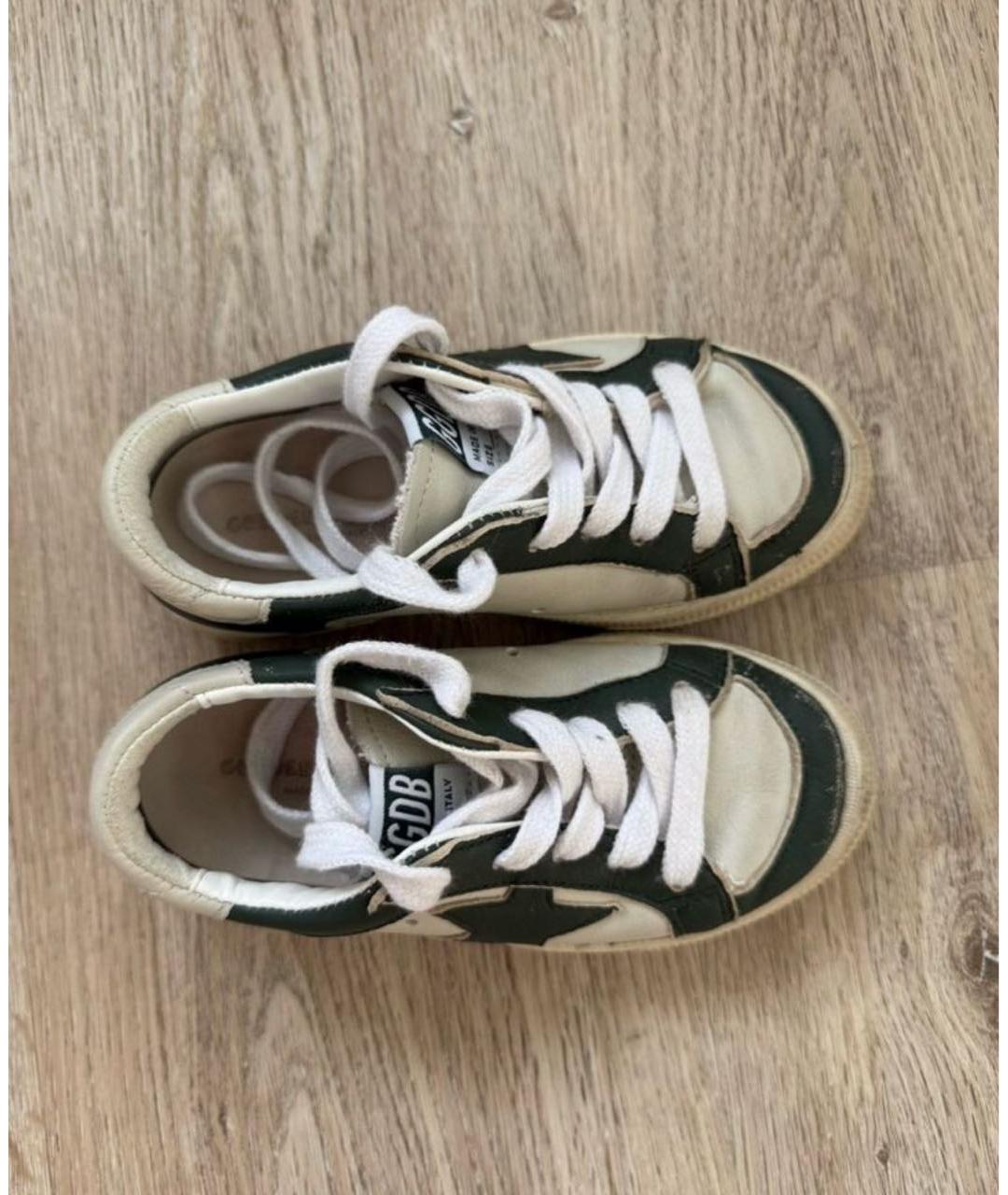 GOLDEN GOOSE DELUXE BRAND Белые кожаные кеды, фото 2