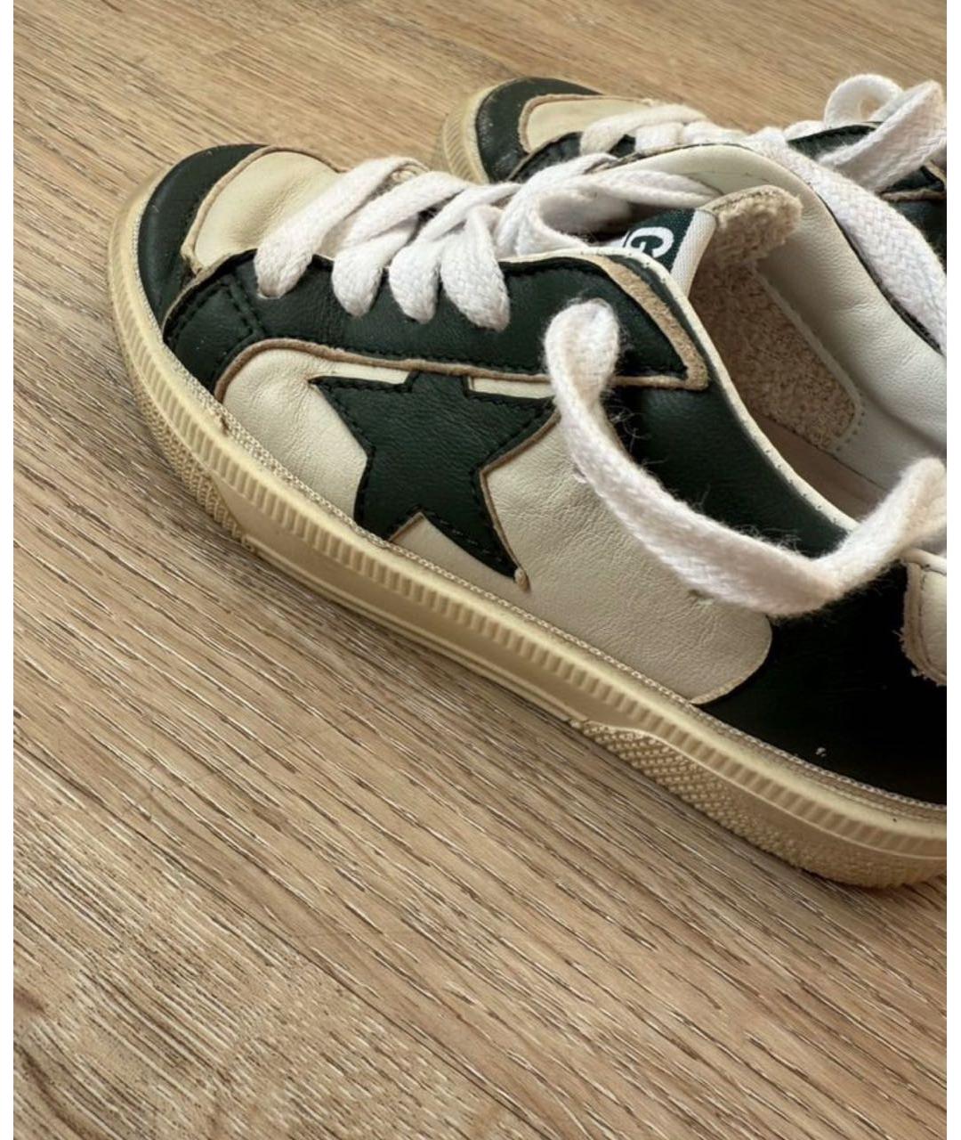 GOLDEN GOOSE DELUXE BRAND Белые кожаные кеды, фото 4