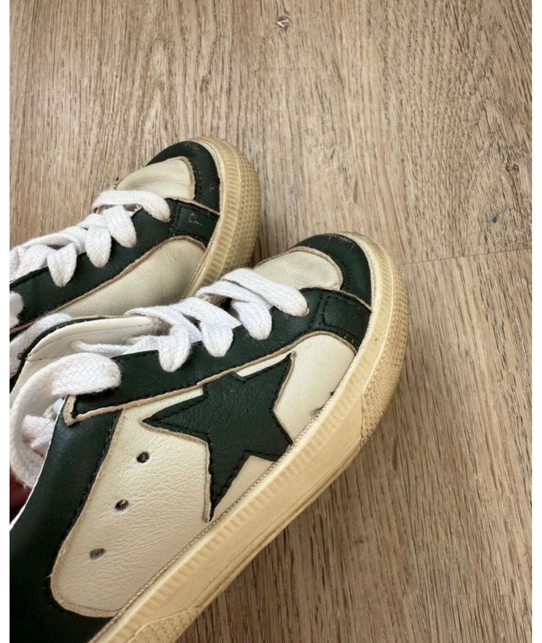 GOLDEN GOOSE DELUXE BRAND Белые кожаные кеды, фото 3