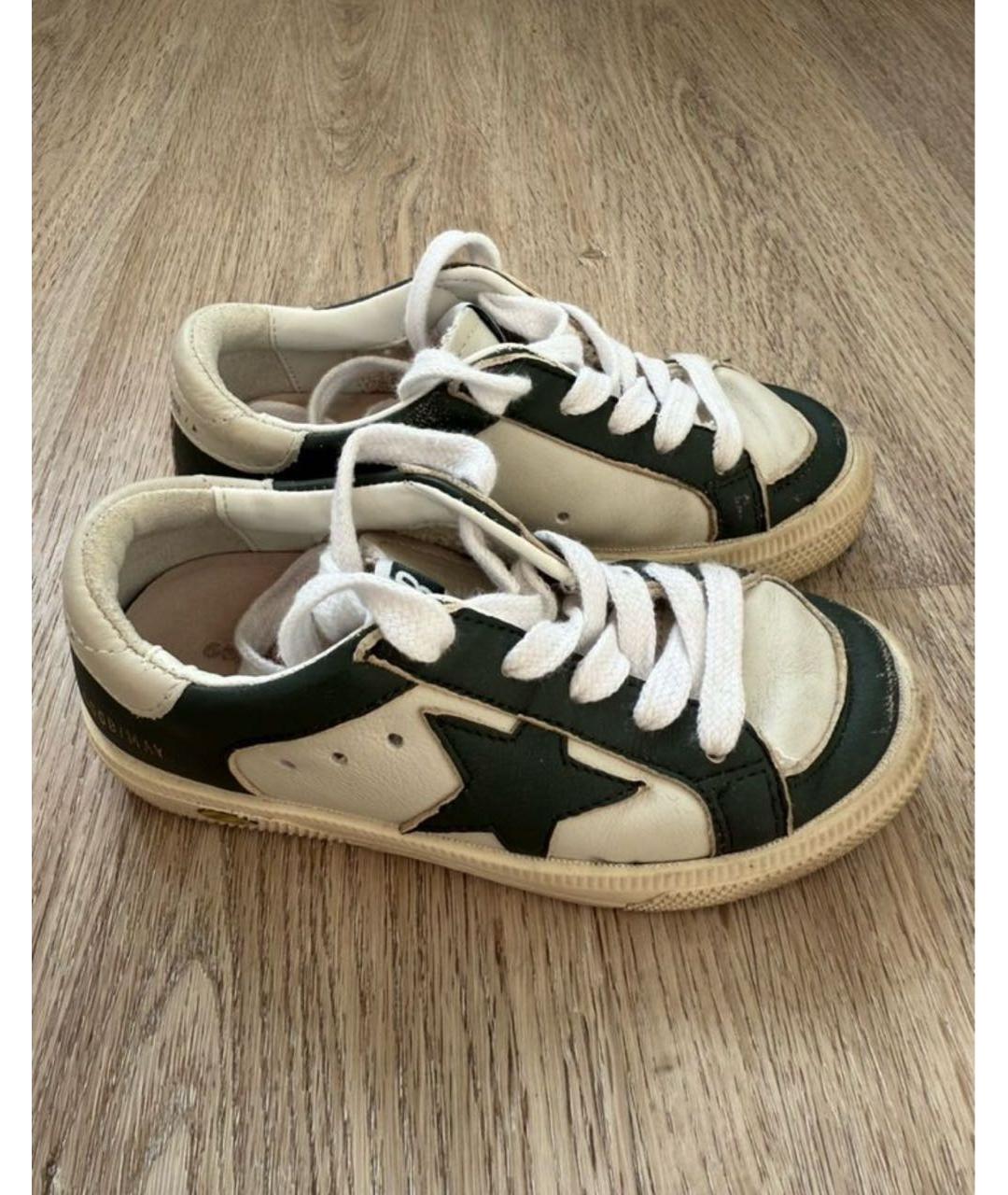 GOLDEN GOOSE DELUXE BRAND Белые кожаные кеды, фото 6