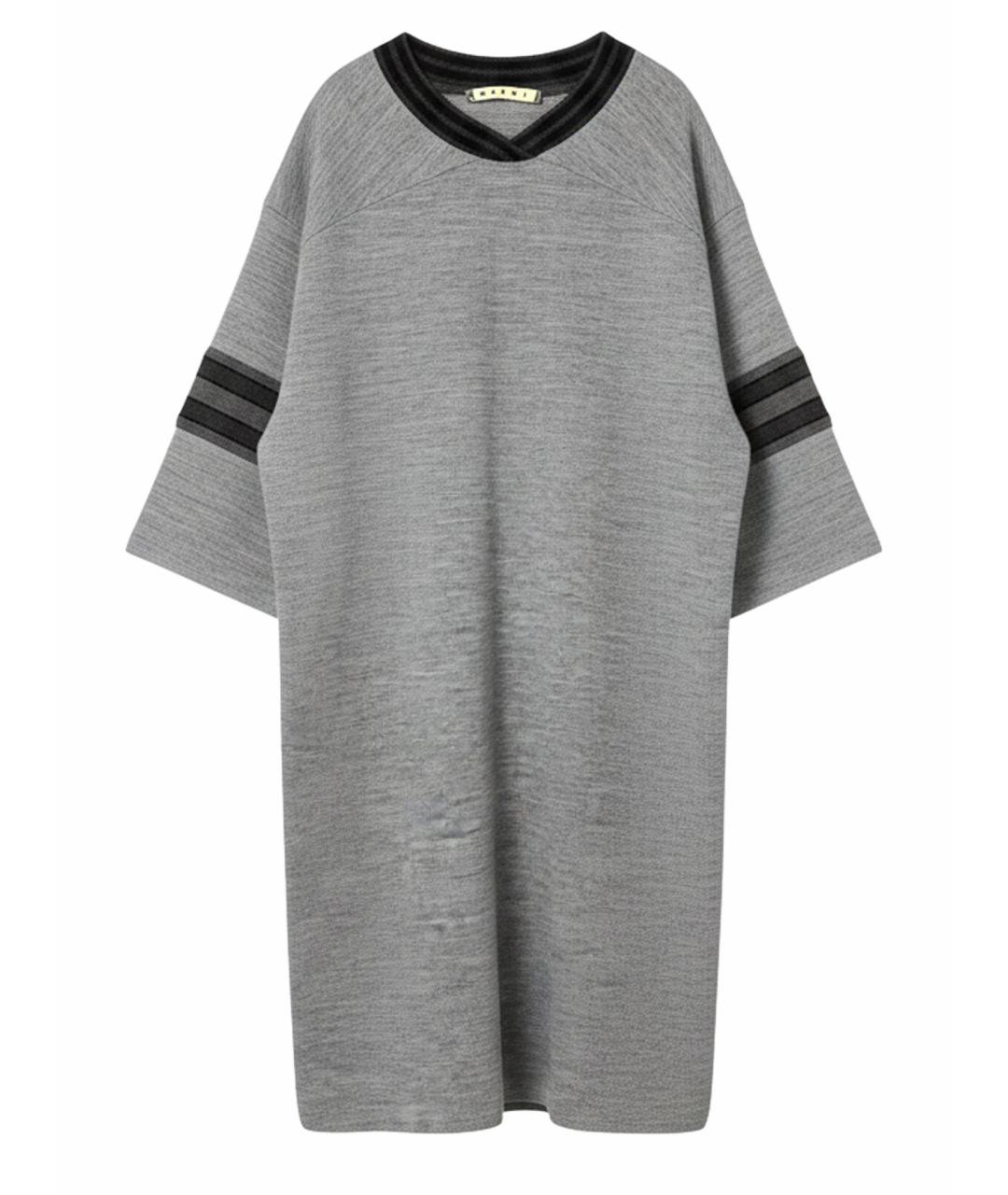 MARNI Серое повседневное платье, фото 1