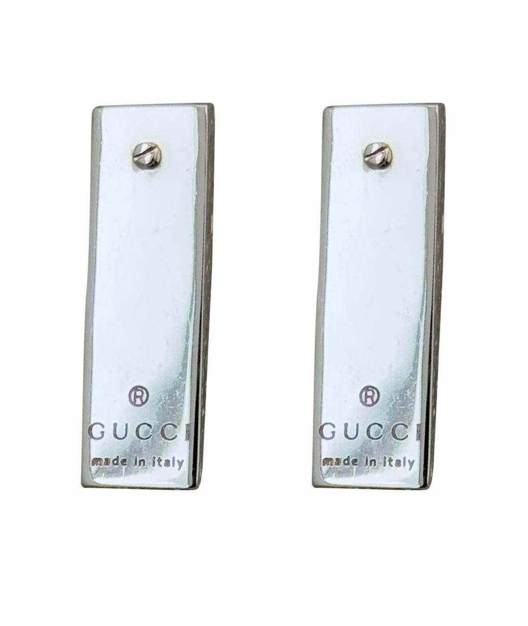 GUCCI Серебряные серебряные серьги, фото 1