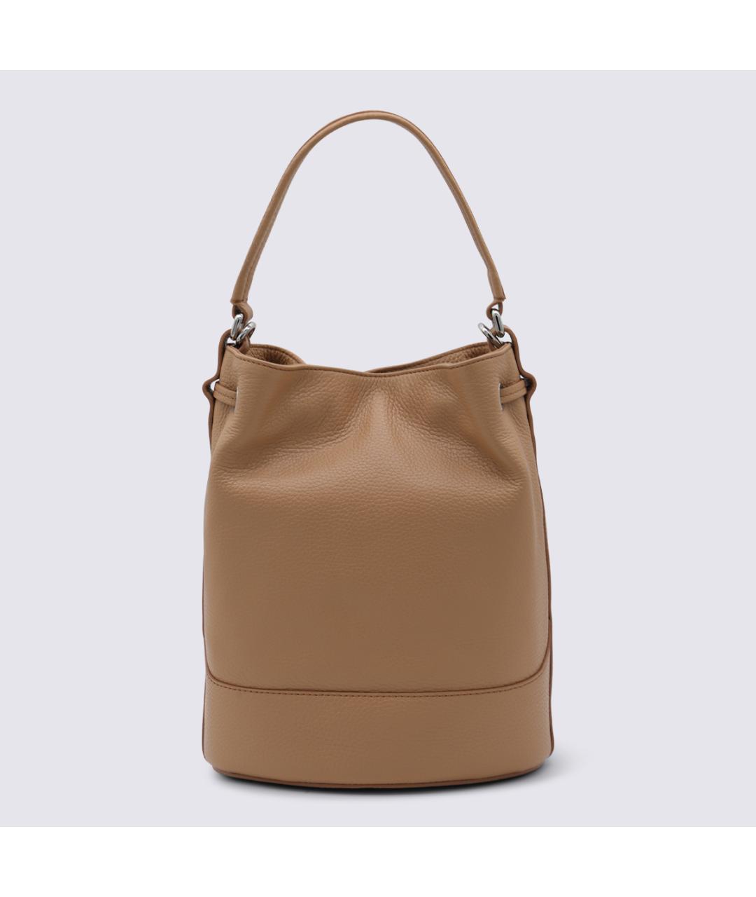 ZANELLATO Коричневая кожаная сумка с короткими ручками, фото 2