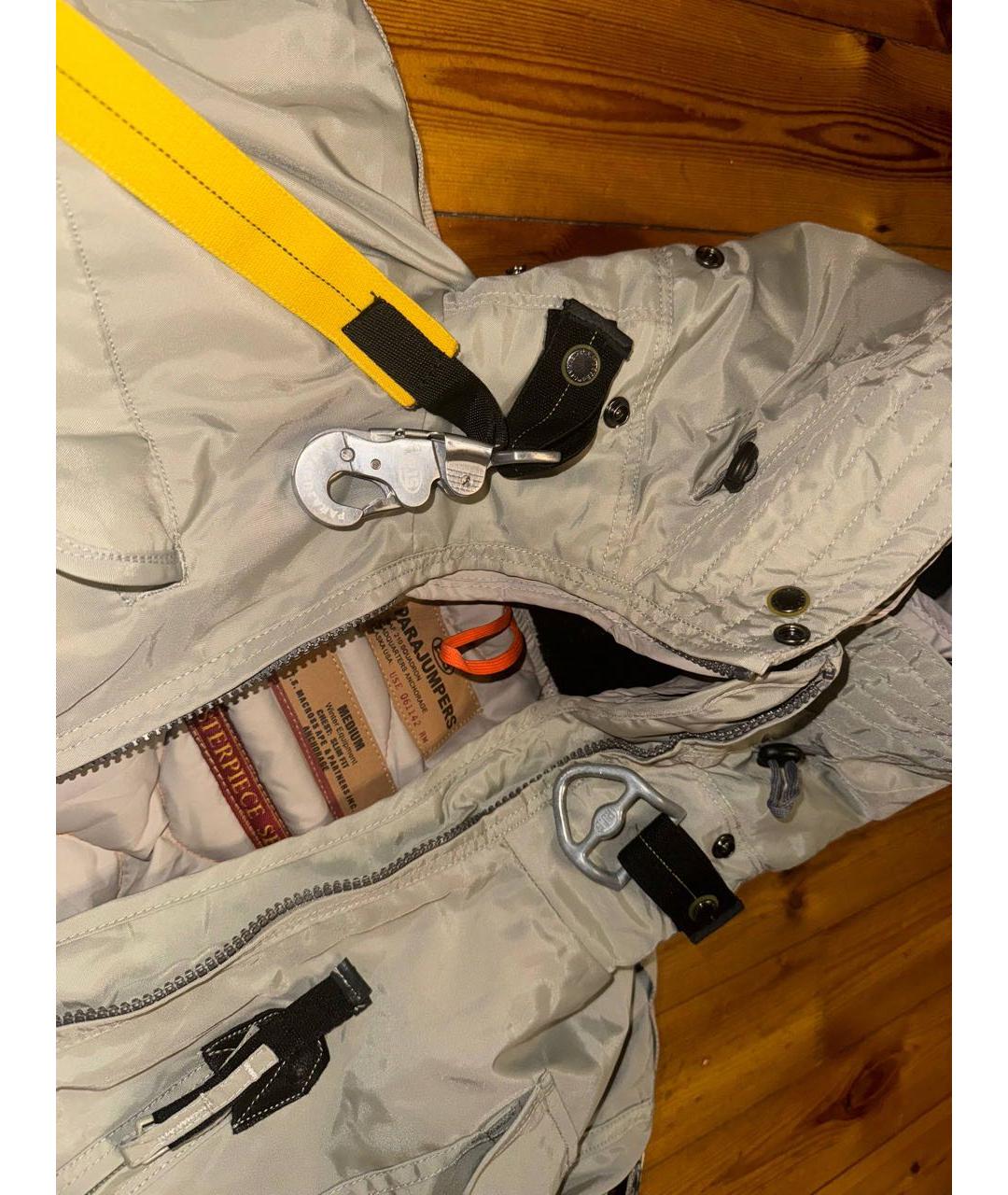 PARAJUMPERS Белая полиэстеровая куртка, фото 5