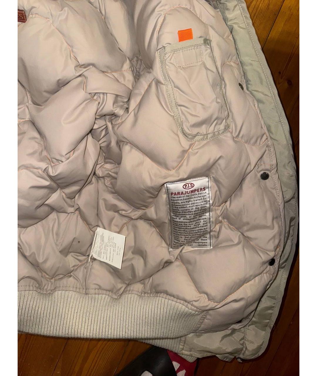 PARAJUMPERS Белая полиэстеровая куртка, фото 3